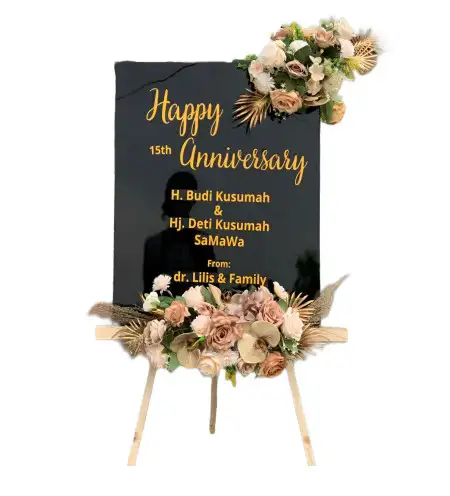 Papan Bunga Akrilik bandara ahmad yani semarang